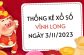 Thống kê XS Vĩnh Long ngày 3/11/2023 hôm nay thứ 6